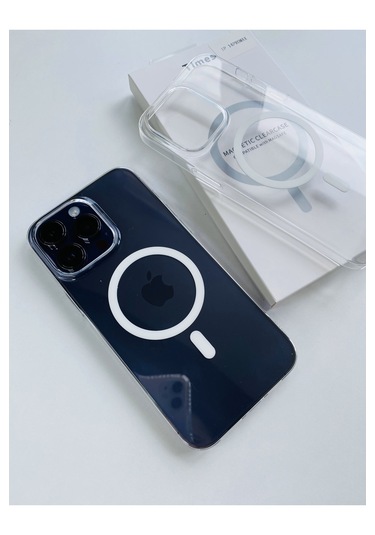 Apple İphone 15 Pro Max Kılıf Magsafe Wireless Kablosuz Şarj Destekli Şeffaf Darbe Emici Kapak Şeffaf Apple İphone 15 Pro Max Kılıf Magsafe Wireless Kablosuz Şarj Destekli Şeffaf Darbe Emici Kapak Şeffaf