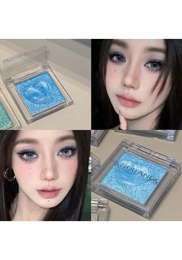 Makyaj Sarı Mat Çıplak Göz Farı Krem Ipeksi Su Geçirmez Yumuşak Göz Farı 05 C01