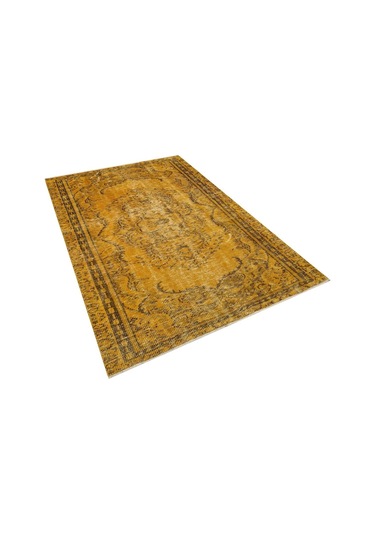 Şık Vintage Eskitme Fransız Ipek Eskitme Pers Kilim Halısı - 148x236 Cm 9988