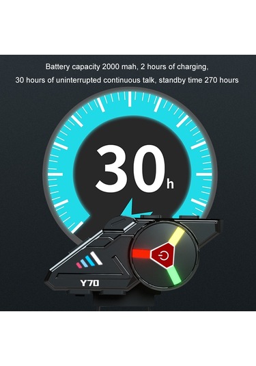 Kuqıbao Motosiklet Kaskı Dahili Su Geçirmez Bluetooth Uyumlu Kulaklık Sert Mikrofon