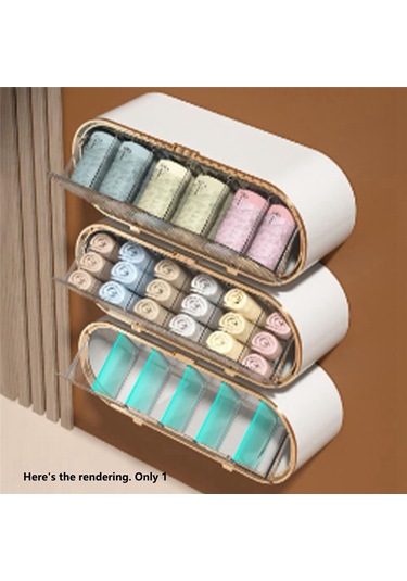 İç Çamaşırı Saklama Kutusu Çoraplar Külotlar Sütyenler Külot Tutucu Sarı