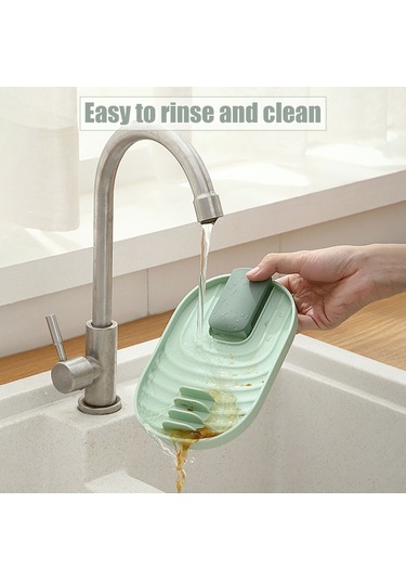 Qingmipy Küçük Mutfak Çeşitli Gereç Tutucu, Kollapslanabilir Kapak Ve Kaşık Tutucu, Isıya Dayanıklı Pp Malzeme, Hafif Ve Kolay Temizlenir, Beyaz