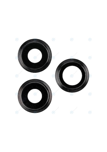 Apple Uyumlu iPhone 11 Pro Arka Kamera Lensi Cam Siyah Arka Kapak Lens