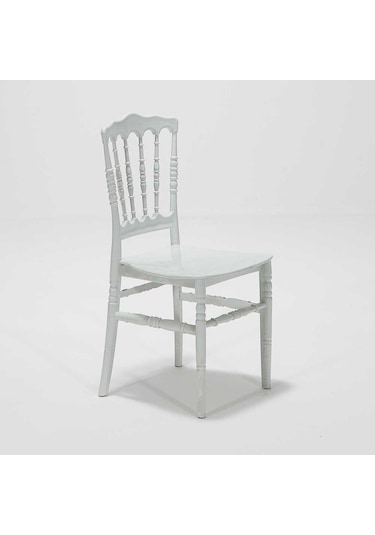 Sandalie Miray Beyaz Balkon Bahçe Mutfak Sandalye 4 Adet