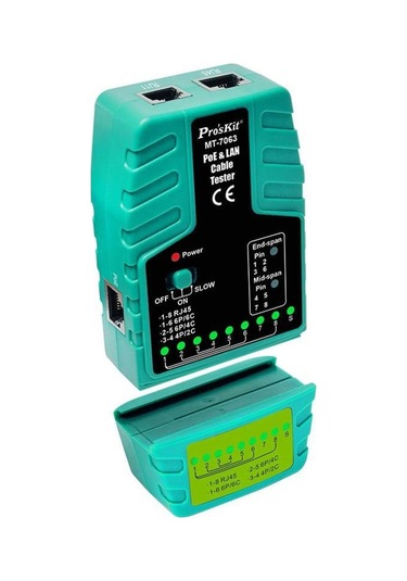 Proskit Mt-7063 Poe Ve Lan Kablo Test Cihazı