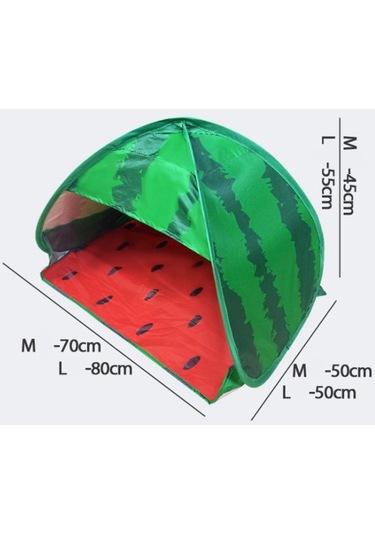 Suntek Plaj Çadırı Bahçe Güneş Gölgelik Gümüş-bez-kavun Yeşil