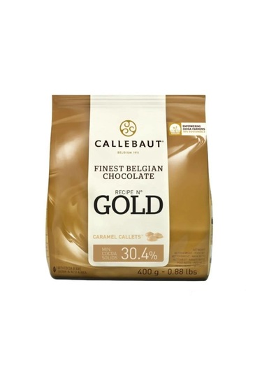 Callebaut Gold Karamel Drop Çikolata 400 Gr