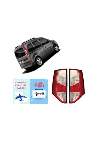 Renault Kangoo Sol Arka Stop Lambası 2013--2018 Tek Kapı N11.19731