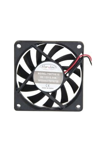 Marxlow Fan 70X70X15 7Cm 12V Dcv 2 Uçlu
