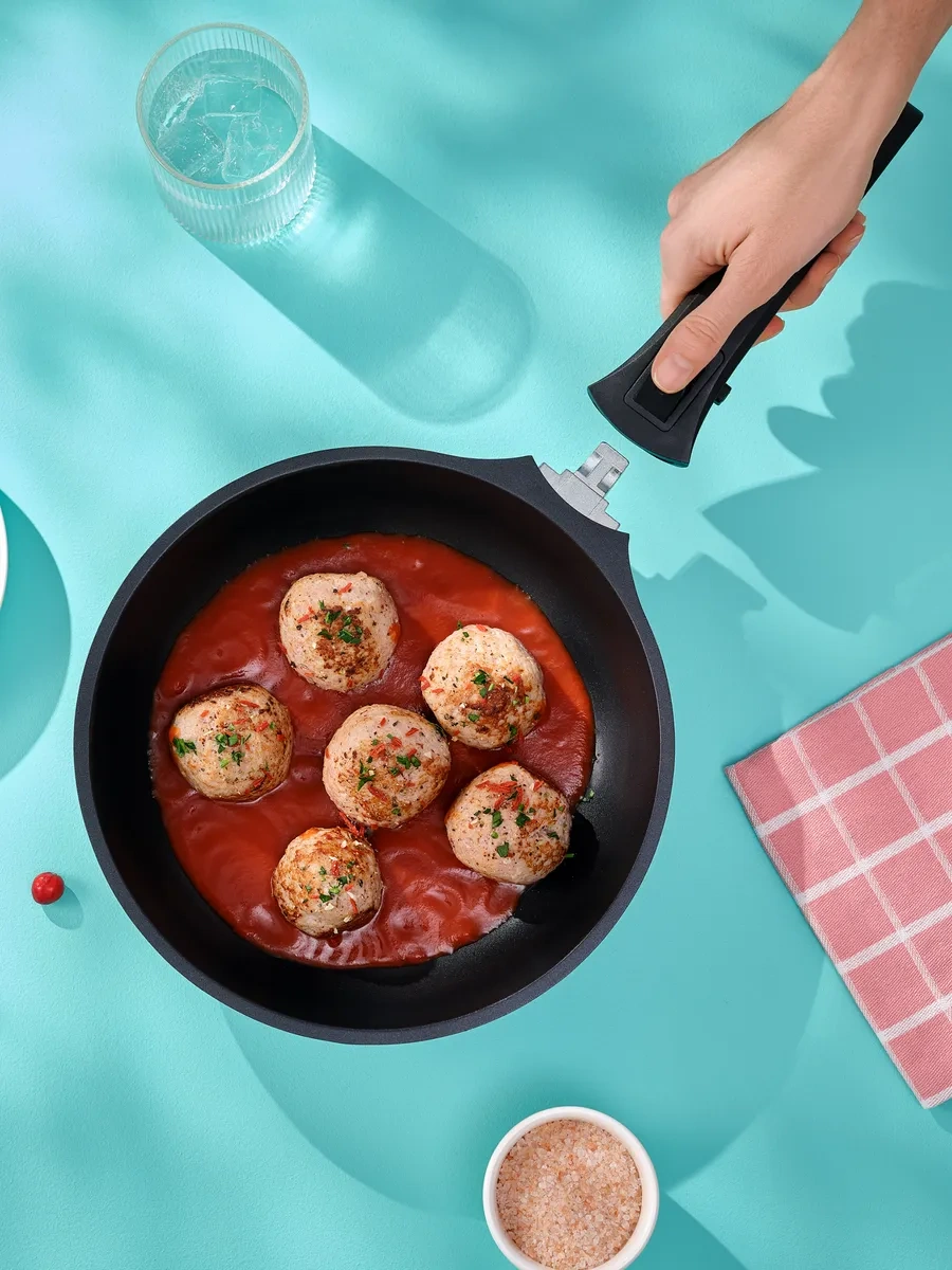 Pragma Oneba 24 Cm Yapışmaz Kaplamalı Alüminyum Tava 290789993 Siyah