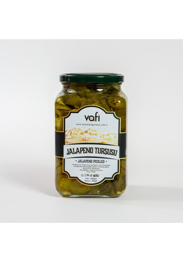 Vafi Turşu Serisi Jalapeno Turşusu 1000cc-500gr-4076