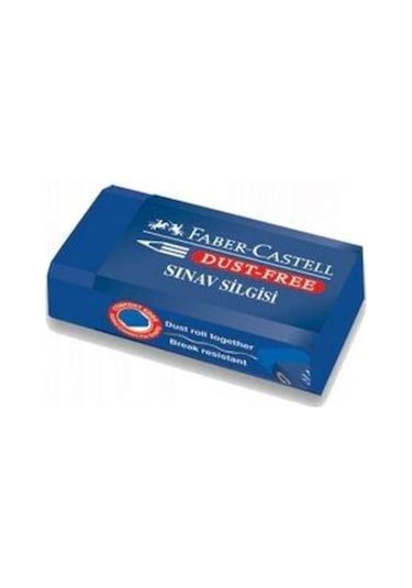 Faber-Castell Sınav Silgisi Dust-Free Mavi 24’Lü Paket