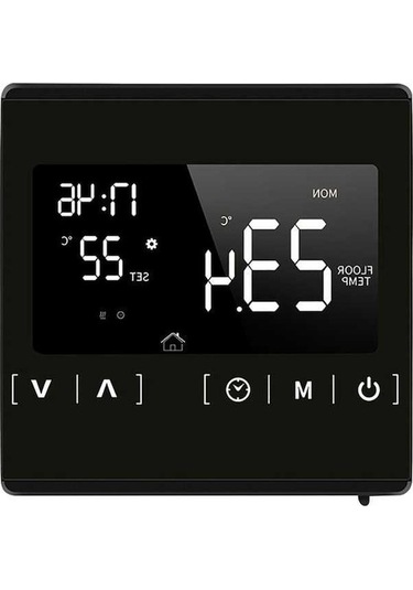 Besthome1 Yerden Isıtma Termostatı - Programlanabilir Lcd Sıcaklık Kontrolü 85-250v