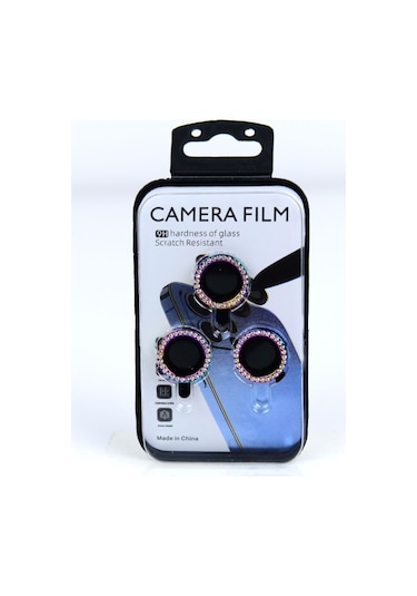 Mercitech Apple Uyumlu iPhone 14 Pro-14 Pro Max Diamont Lens