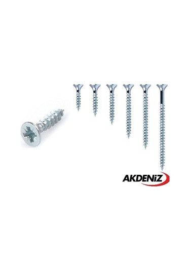 Akdeniz Sunta Vidası 5,0x120 Çinko 13 Paket