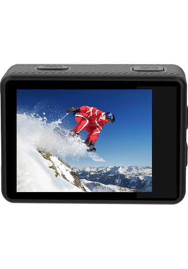 Mioji Action 12x 4k 60fps 20mp Çift Ekran Wifi 170 Aksiyon Kamerası Siyah