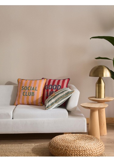 Color Pop 3'lü Kırlent Kılıfı Yeşil