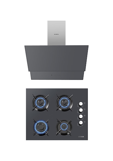 Kumtel KO-40 TAHDF - DA6-835 Antrasit Ankastre Set