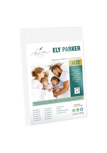 Sıvı Geçirmez Alez Mikro 4 Köşe Lastikli Yatak Koruyucu Beyaz Tek Kişilik