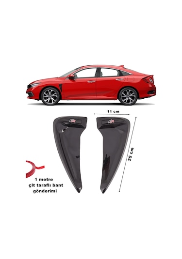 Point Fr Çamurluk Venti Piano Black Esnek Üniversal 2 Adet N11.48477