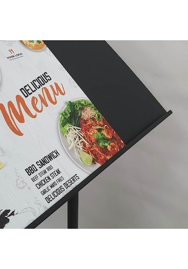 Restoran Önü Metal Menü Panosu 2xa3