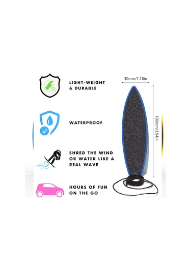 Ximistore9 Ahşap Mini Parmak Sörf Tablosu - 4 Adet Set İle Sörf Deneyimi