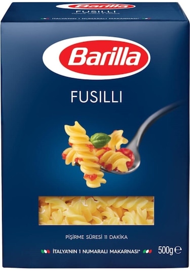 Barilla Makarna Fusıllı Burgu 500 G Koli 10 Adet