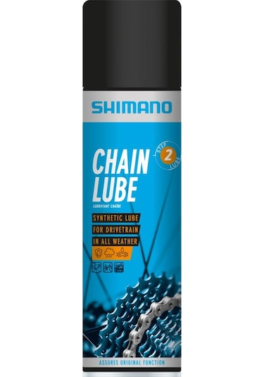 Shimano Zincir Yağı Sprey 200ml Siyah - Kırmızı