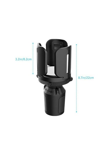 Tongxida 14 Ayrılabilir Araba Bardak Tutucu, Araç İçecek Şişesi Depolama Rafı Siyah