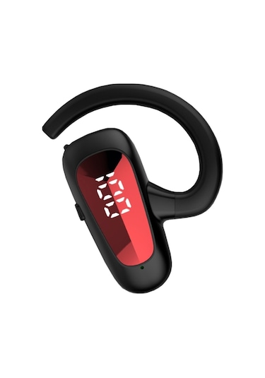 Kemik İletimi Konseptleri Dijital Ekranlı Stereo Bluetooth Kulaklık, Stil: Tek Kulak