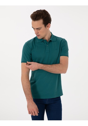Pierre Cardin Erkek Zümrüt Tişört Basic 50302561-vr055 Zümrüt