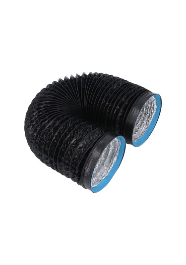 Folinda 7 İnç Esnek Havalandırma Borusu - 2 Metre Uzunlukta Kalın Pvc Alüminyum Folyo - Spiral Tel Geliştirilmiş - Hvac, Mutfak, Banyo İçin Hava Akışı Ve Gürültü Azaltıcı Diğer