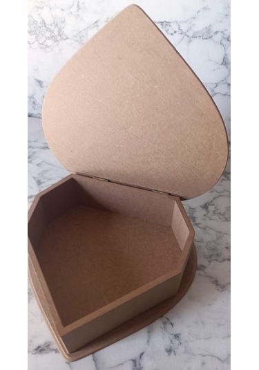 Hobi Adn Kalp Kutu Ahşap Mdf Ham Model El Yapım