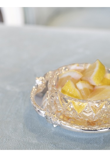 Gümüş Kaplama Limon Tabağı Gümüş