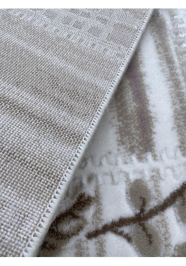 Lila Vizon Kesme Halı 120x120 Akrilik Saçaklı Kesme Halı