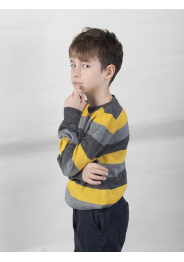 Alexandergardi Çizgili Erkek Çocuk Kazak Cck - 22 - 18937 001