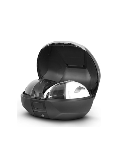 Motosiklet Kurye Arka Top Case Çanta Beyaz Kapak Kilitli Shad Motor Çantası Bagaj Hacim 47 Lt Renkli