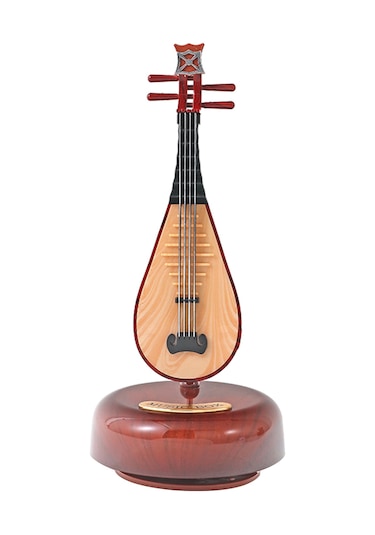 Yifomall Abs Müzik Kutusu Çevrili: Çin Lütu/ Elektro Gitar/ Keman Seçenekli, Masaüstü Dekorasyon, Doğum Günü Hediyesi