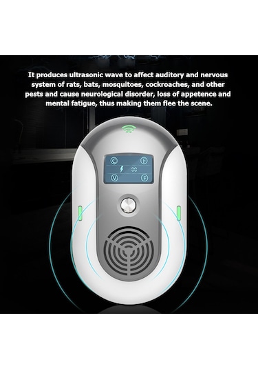 Hallow E21818GY-EU Ultrasonik Haşere Kovucu Gri