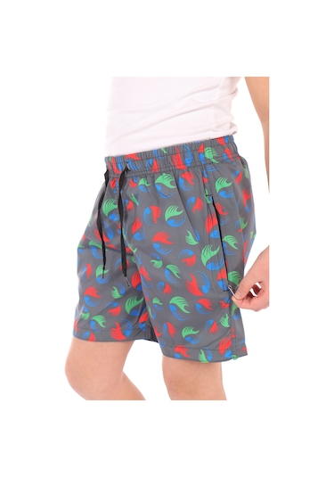 Toontoy Kids Toontoy Erkek Çocuk Baskılı Deniz Şort Çok Renkli