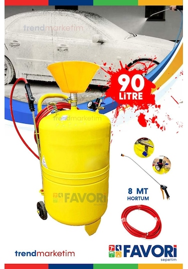 Pro Starwash Oto Yıkama Seti 90 Lt Köpük Tankı Ve Bez Sıkma