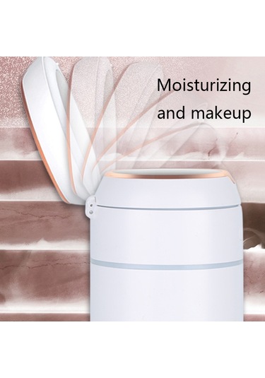 K005 Taşınabilir Nemlendirici Led Dolgu Işığı Makyaj Aynası Usb Mini Nemlendirici Mavi