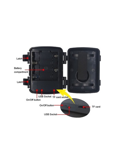 Prestigegoods Pr600b 20mp 1080p Kızılötesi Açık Hava Avcılık Kamera, 38 Adet Ir Işık, Çok Renkli, Hd Görüntüleme Çok Renkli