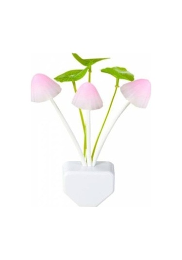 Moly Çiçekli Dekoratif Rgb Sensörlü Gece Lambası Çok Renkli