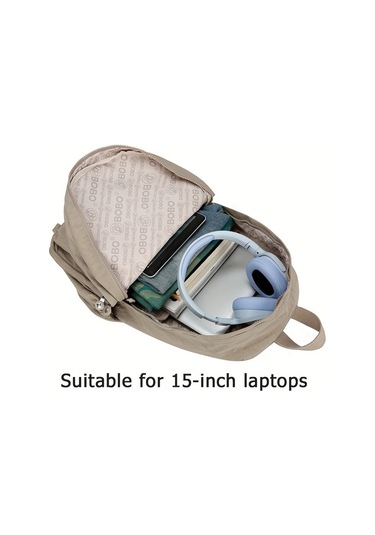 Tcherchi Öğrenciler ve Gezginler İçin Çok Cepli ve Hafif Sırt Çantası Mavi