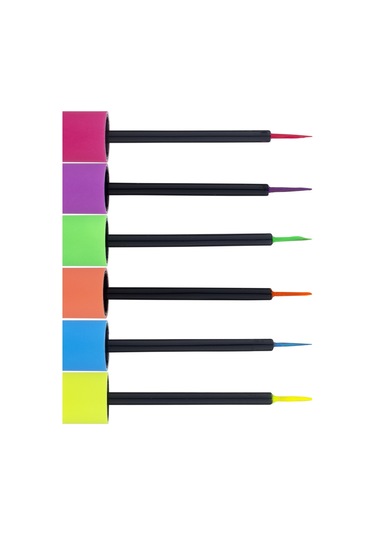 ﻿Sword & Shiel True Color Neon Fırçalı Eyeliner 6'lı