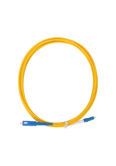 Fosenze Optik Fiber Kablo Sc-lc Upc Tek Mod 3m - Dayanıklı Pvc, Seramik Ferrule, Düşük Kayıp, Kolay Kurulum 2 Adet