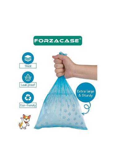 Forzacase Rulo Evcil Hayvan Dışkı Toplama Kaka Rulosu Poşeti 4'lü