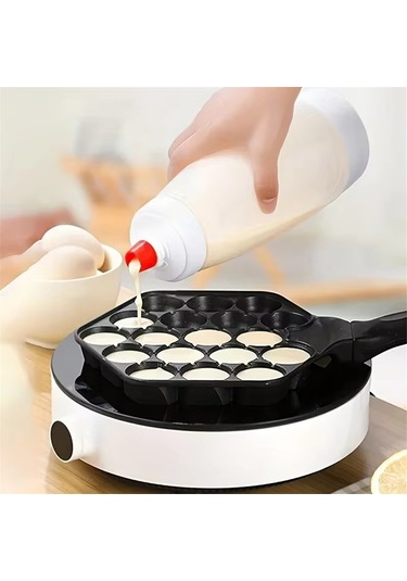 Krep Hamuru Şişe Karıştırıcısı Karıştırma Topu İle Donatılmıştır Beyaz