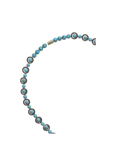 Labalaba Erkek Doğaltaş El Yapımı Tasarım Kolye Siyah